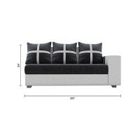  L Shape 8 Seater Fabric Sofa Set