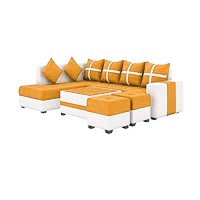 L Shape 8 Seater Sofa Set for Living Room 