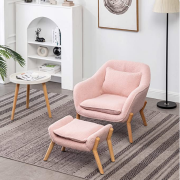 Modern Teddy Velvet Club Chair 