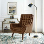 fine-wood-art-wing-back-chair-for-living-room-wing-chair-for-living-roomhigh-back-arm-chairideal-for-home-colourbrown