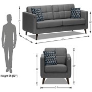 Sofa Architect 5 Seater 3-1-1 Sofa Set 