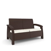 Two Seater Sofa Set with Cushion