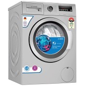 Bosch 7 kg 5 Star Inverter Touch Control Fully Automatic Front Loading Washing Machine with In - built Heater (WAJ2416SIN, Silver)