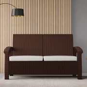 Two Seater Sofa Set with Cushion