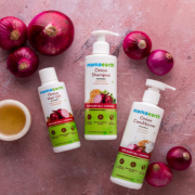 Mamaearth Anti Hair Fall Spa Range Hair Care Set: Onion Shampoo 250 ml + Onion Conditioner 250 ml + Onion Hair Oil 150 ml