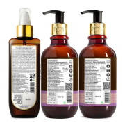 WOW Skin Science Ultimate Onion Oil Hair Care Kit for Hair Fall Control - Onion Shampoo 250ml + Onion Conditioner 250ml + Onion Hair Oil 150ml