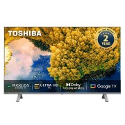 TOSHIBA 126 cm (50 inches) C350LP Series 4K Ultra HD Smart LED Google TV 50C350LP (Silver)