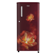 Whirlpool 190 L 4 Star Inverter Direct-Cool Single Door Refrigerator with IntelliSense Inverter Technology (WDE 205 PRM 4S INV, Wine Radiance, Inverter Compressor, 2022 Model)