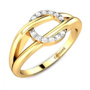 Candere By Kalyan Jewellers Gold and Diamond Ring for Women