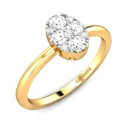 Candere By Kalyan Jewellers Gold and Diamond Ring for Women