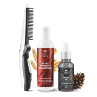 bombay-shaving-company-3-in-1-beard-straightener-kit-with-cedarwood-beard-oil-beard-shampoo-conditioner-anti-burn-beard-straightener