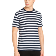 Jockey Men Striped Round Neck Half Sleeved T-Shirt