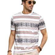 TOPLOT T-Shirt for Men Casual Printed with Short Sleeve (Mens-T-shirt-5056)