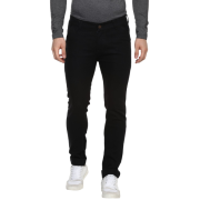 Urbano Fashion Men's Slim Fit Black Stretch Jeans