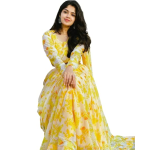 dhyani-enterprise-presents-beautiful-georgette-long-sleeve-gown-with-blet-ready-to-wear-for-women