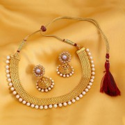 Sukkhi Modish Gold Plated Necklace Set for Women