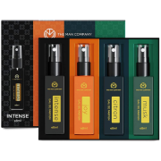 The Man Company Everyday Use Pocket Perfume for Men 4 * 8ml with Intense, Musk, Joy & Citron for Office Going, Party, Date & Travelling | Long Lasting Fragrance Set for Him