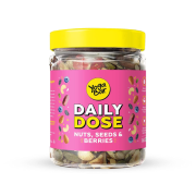 SuperHealthy Daily Dose Mixed Nuts, Seeds And Berries - Organic Trail Mix | Dry Fruit Nutmix With Seeds, Berries For Eating | 20+ Varieties Like Almonds, Cashews, Cranberries, Pumpkin Seeds (325gms)