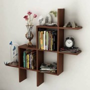 Wooden Showcase for Living Room