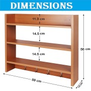 Wooden Wall Mounted Shelves