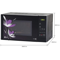 LG 20 L Solo Microwave Oven (MS2043BP, Black)