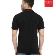 Scott International Polo T-Shirts for Men - Collar Neck, Half Sleeves, Cotton, Regular fit Stylish Branded Solid Plain Tshirt for Men- Ultra Soft, Comfortable, Lightweight Polo T-Shirt