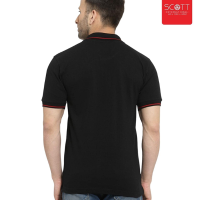 Scott International Polo T-Shirts for Men - Collar Neck, Half Sleeves, Cotton, Regular fit Stylish Branded Solid Plain Tshirt for Men- Ultra Soft, Comfortable, Lightweight Polo T-Shirt