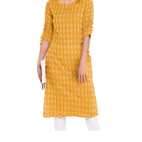 Janasya Women's Pure Cotton Straight Kurta
