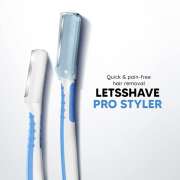 LetsShave Multi-Care Beard Pen Styler Razor for Men (Pack of 3) | Beard Styling Razor for Men | Reusable Razor | Stainless-Steel Blade | Remove unwanted hair from Chest, Arms & Sideburns