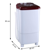 Onida 9.0 kg Top Load Washer Only (W90W, Lava Red)