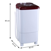 Onida 9.0 kg Top Load Washer Only (W90W, Lava Red)