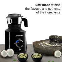 Atomberg MG 1 All-in-One Mixer Grinder for Kitchen with 4 Jars | Chopper Jar Inclusive | 4 Speed Control Powerful BLDC Motor with LED Indicators (Red Wine)
