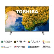 TOSHIBA 126 cm (50 inches) C350LP Series 4K Ultra HD Smart LED Google TV 50C350LP (Silver)