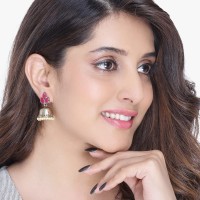 Yellow Chimes Earrings for Women and Girls | Traditional Jhumka | Gold Plated Earring | Accessories Jewellery for Women | Birthday Gift for Girls and Women Anniversary Gift for Wife