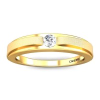 Candere By Kalyan Jewellers Gold and Diamond Ring for Women