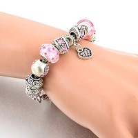 YouBella Jewellery Silver Plated Stylish Latest Crystal Bracelet Bangle Jewellery For Girls and Women