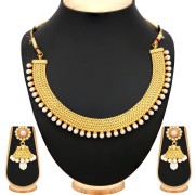 Sukkhi Modish Gold Plated Necklace Set for Women