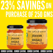 Jeeravan Masala (Jiravan Powder / Indore Poha Masala / Poha, Sandwich, Chaat, Raita, Vada, Fruits, Pav, Paratha, Undhiyu, Misal. Authentic Taste, Spicy Mix of 13 Ground Spices, Handmade in Small Batches - 100g