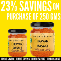 Jeeravan Masala (Jiravan Powder / Indore Poha Masala / Poha, Sandwich, Chaat, Raita, Vada, Fruits, Pav, Paratha, Undhiyu, Misal. Authentic Taste, Spicy Mix of 13 Ground Spices, Handmade in Small Batches - 100g