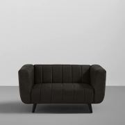 2 Seater Sofa (Fabric, Earth Brown)