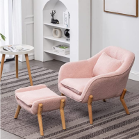 Modern Teddy Velvet Club Chair 